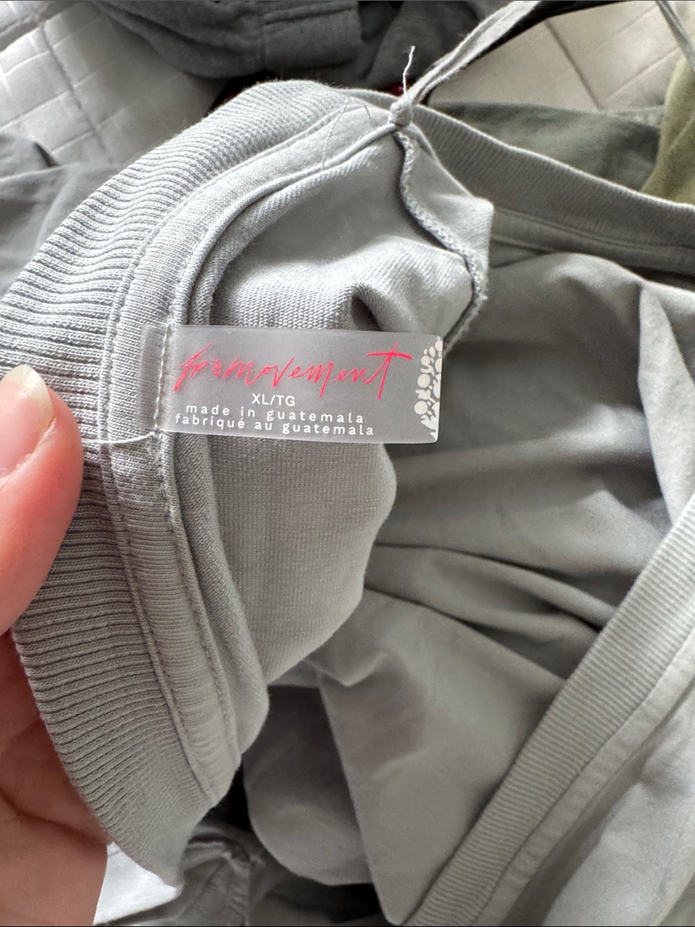 FP Movement by Free People Light Gray Jumpsuit Romper - Picture 2 of 3